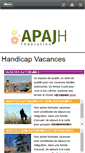 Mobile Screenshot of handicap-vacances.org